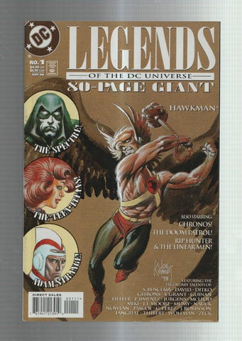 Legends of the DC Universe  numero 1: Hawkamn-Adam Strange-The Spectre.The Teen Titans