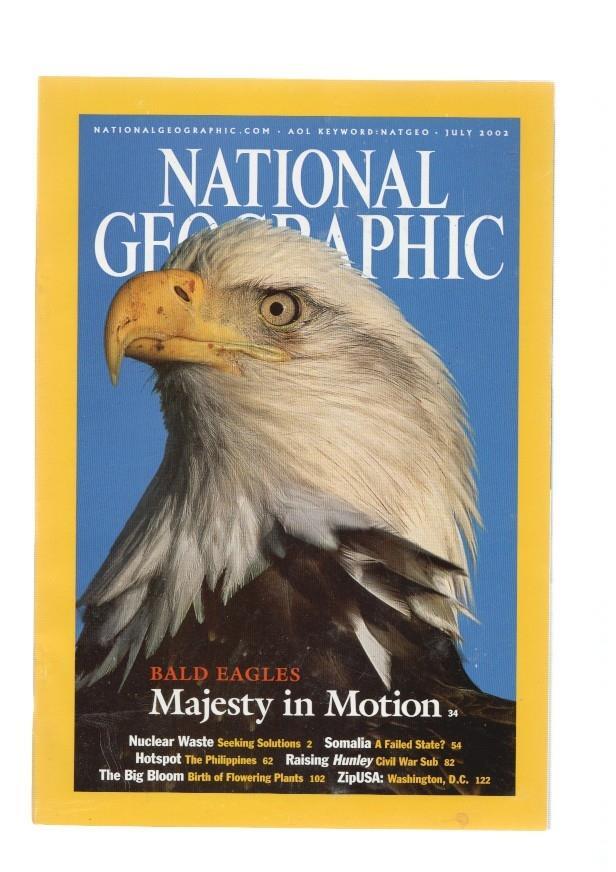 National Geographic  volumen. 202 num.01, july 2002: Bald Eagles, majesty in