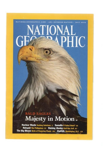 National Geographic  volumen. 202 num.01, july 2002: Bald Eagles, majesty in