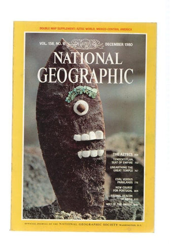 National Geographic, vol. 158 num. 06, december 1980: The Aztecs- Tenochtitlan