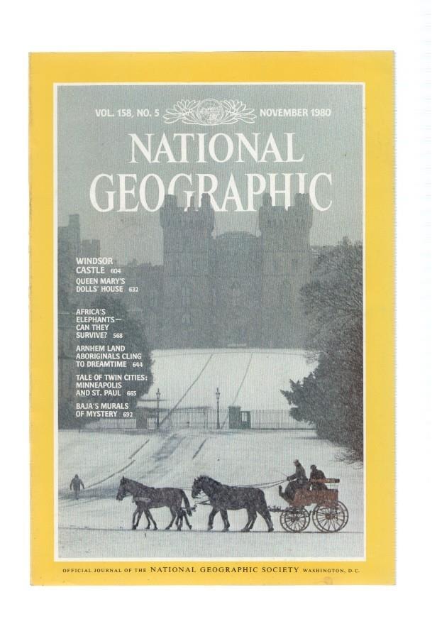 National Geographic, vol. 158 num. 05, november 1980: Windsor castle- Queen