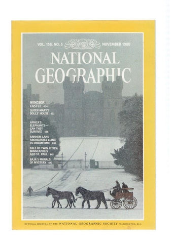 National Geographic, vol. 158 num. 05, november 1980: Windsor castle- Queen