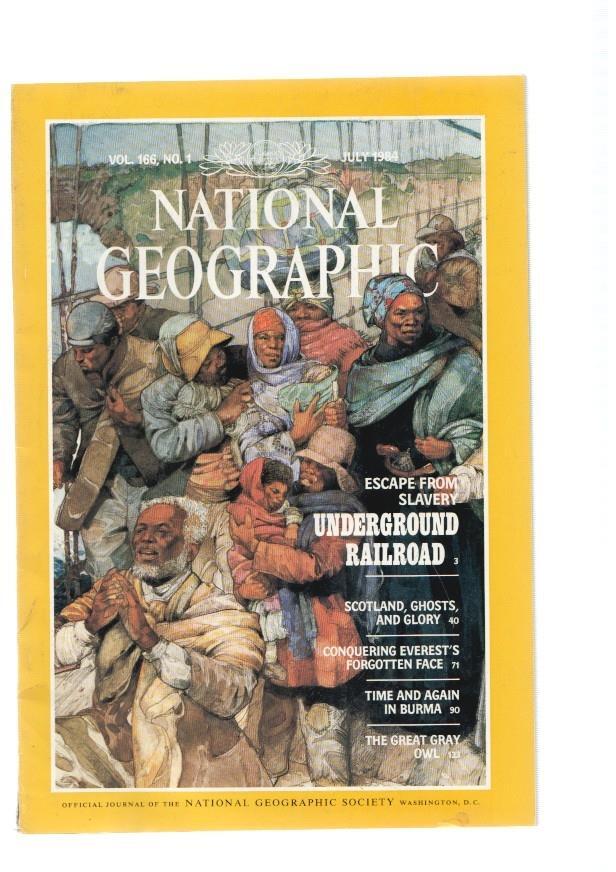 National Geographic, vol. 166, num. 01, july 1984: Escape from slavery Under-