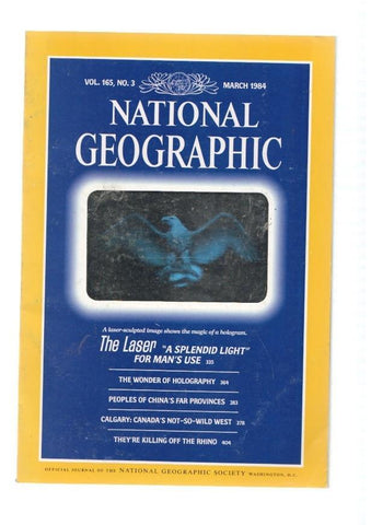 National Geographic, vol. 165 num. 03, march 1984: The laser a splendith light