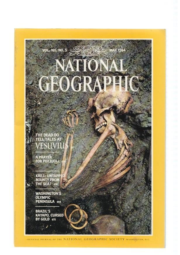 National Geographic, vol. 165 num. 05, may 1984: The dead do tell tales at Vesu-