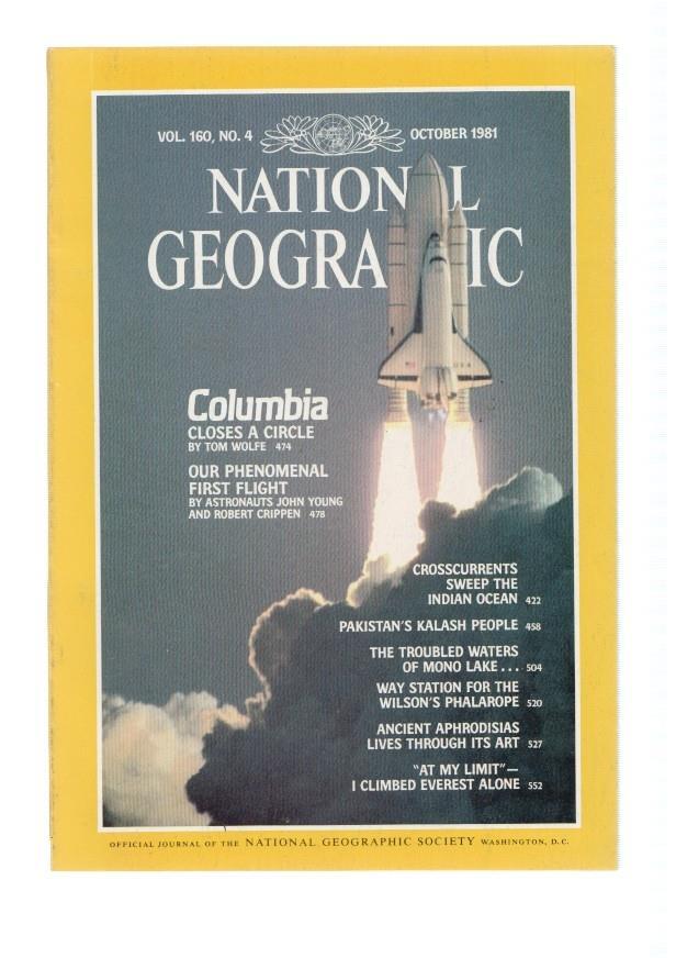 National Geographic, vol. 160 num. 04, octobre 1981: Columbia closes a circle