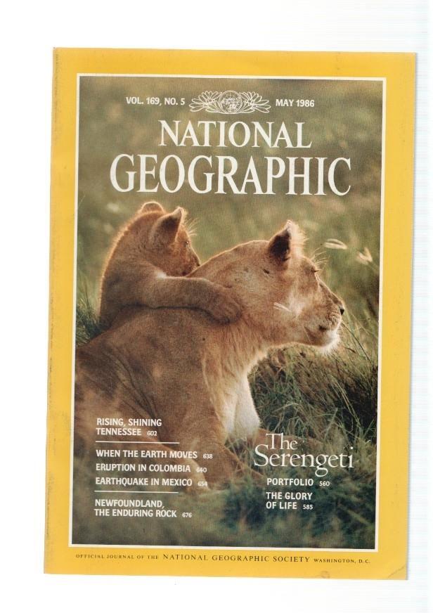 National Geographic, vol. 169 num 05, may 1986: Rising the eart moves - Eruption