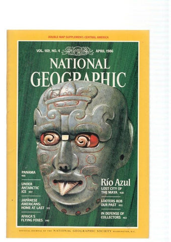 National Geographic, vol. 169 num 04, april 1986: Panama- Under Antarctic Ice-