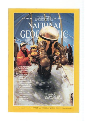 National Geographic, vol. 164 num. 01, july 1983: The automobile swing low, 