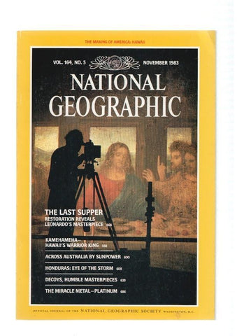 National Geographic, vol. 164 num. 05, november 1983: The last supper Restora-
