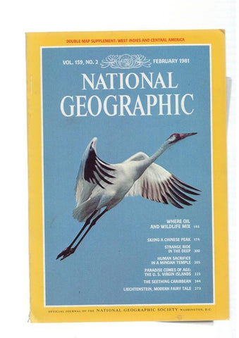 National Geographic, vol. 159 num. 02, february 1981: Where oil and wildife mix-