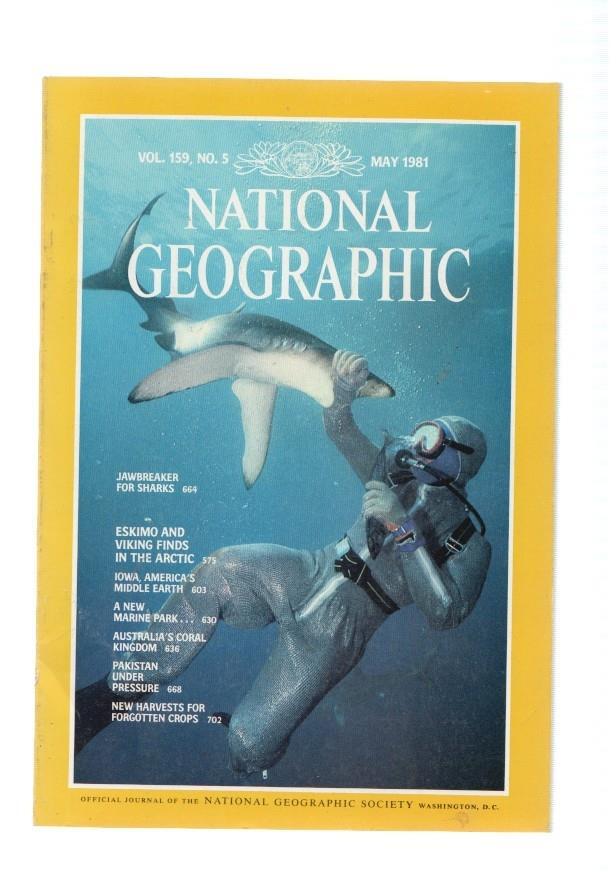 National Geographic, vol. 159 num. 05, may 1981: Jawbreaker for sharks- Eskimo
