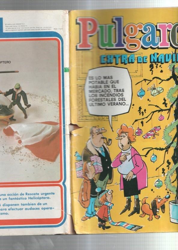Pulgarcito extra navidad 1978 (numerado 2 en trasera) (cubierta algo estropeada segun imagen)