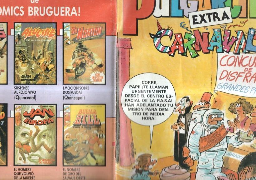 Pulgarcito Extra numero 081: Carnaval (numerado 3 en trasera): Una mision peligrosa
