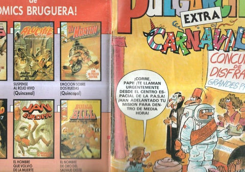 Pulgarcito Extra numero 081: Carnaval (numerado 3 en trasera): Una mision peligrosa