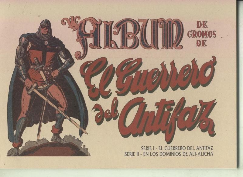Facsimil: El Guerrero del Antifaz album de cromos series I y II