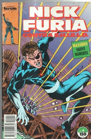 Planeta: Nick Furia contra S.H.I.E.L.D numero 04  (numerado 1 en trasera)