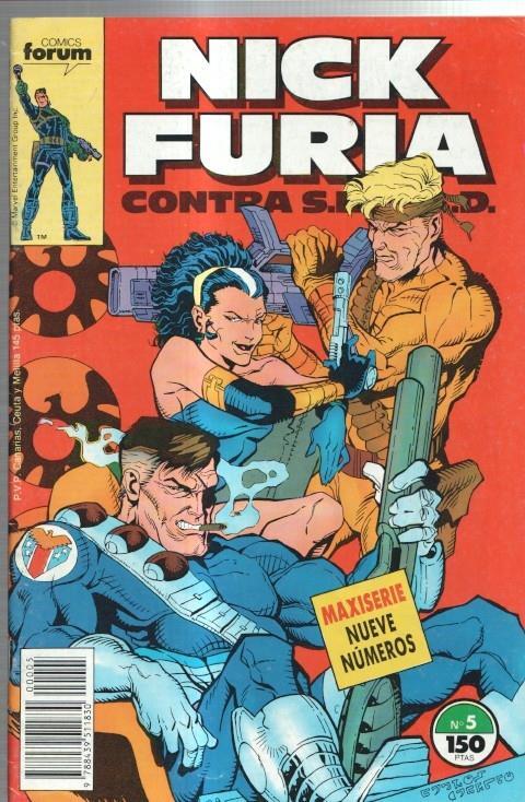 Planeta: Nick Furia contra S.H.I.E.L.D numero 05  (numerado 1 en trasera)