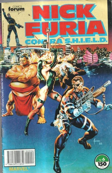 Planeta: Nick Furia contra S.H.I.E.L.D numero 06  (numerado 1 en trasera)