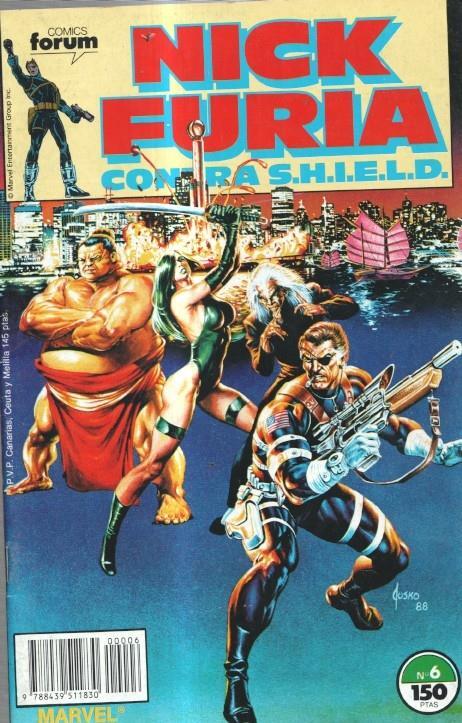 Planeta: Nick Furia contra S.H.I.E.L.D numero 06  (numerado 2 en trasera)