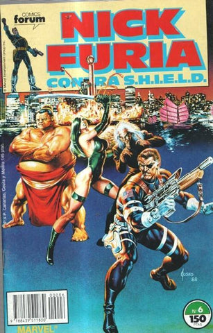Planeta: Nick Furia contra S.H.I.E.L.D numero 06  (numerado 2 en trasera)