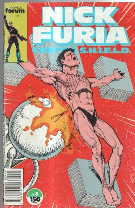 Planeta: Nick Furia contra S.H.I.E.L.D numero 08  (numerado 2 en trasera)