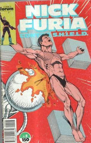 Planeta: Nick Furia contra S.H.I.E.L.D numero 08  (numerado 3 en trasera)
