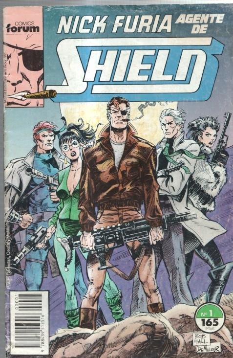 Planeta: Nick Furia Agente de SHIELD volumen 1 numero 01  (numerado 1 en trasera)