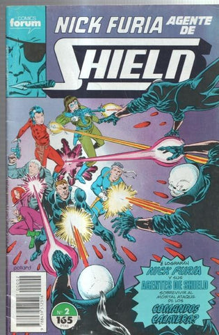 Planeta: Nick Furia Agente de SHIELD volumen 1 numero 02  (numerado 1 en trasera)
