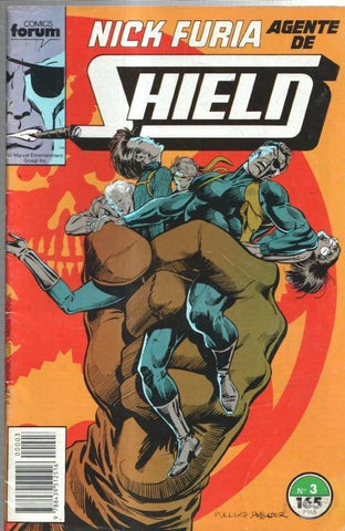 Planeta: Nick Furia Agente de SHIELD volumen 1 numero 03  (numerado 1 en trasera)