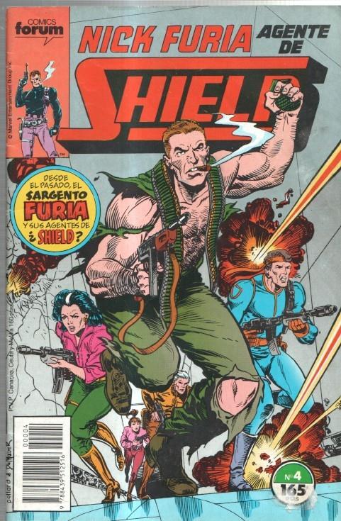 Planeta: Nick Furia Agente de SHIELD volumen 1 numero 04  (numerado 1 en trasera)