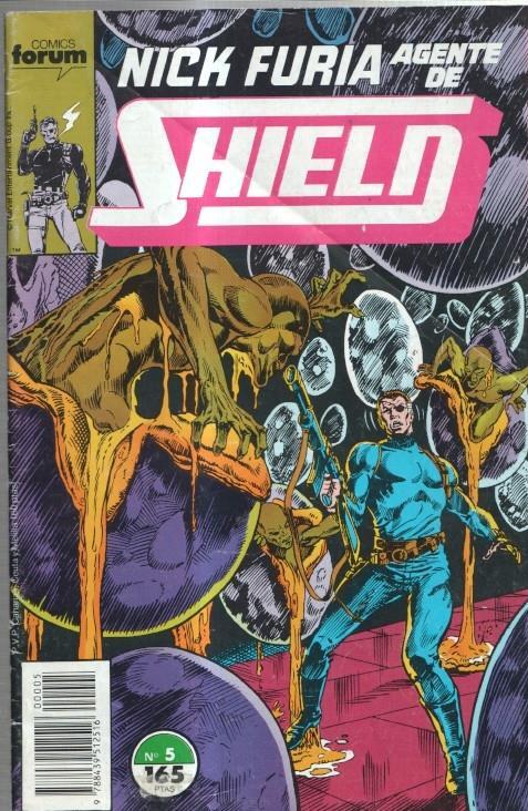 Planeta: Nick Furia Agente de SHIELD volumen 1 numero 05  (numerado 1 en trasera)