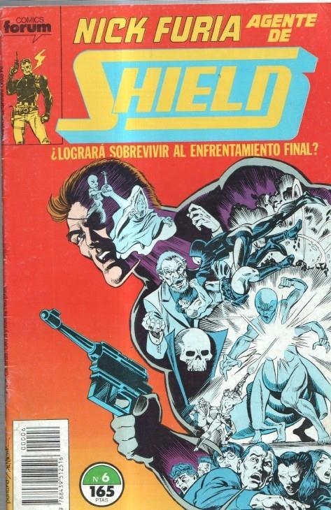 Planeta: Nick Furia Agente de SHIELD volumen 1 numero 06  (numerado 1 en trasera)