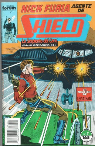 Planeta: Nick Furia Agente de SHIELD volumen 1 numero 07  (numerado 1 en trasera)