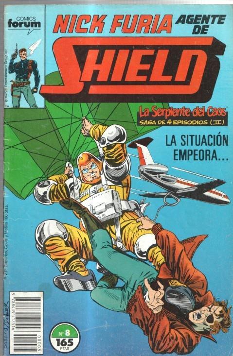 Planeta: Nick Furia Agente de SHIELD volumen 1 numero 08  (numerado 1 en trasera)