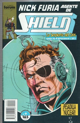 Planeta: Nick Furia Agente de SHIELD volumen 1 numero 09  (numerado 1 en trasera)