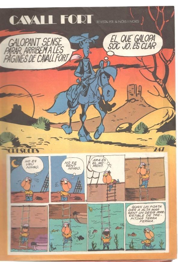 Cavall Fort numero 247: Tirant lo blanc- Les aventures Lucky Luke