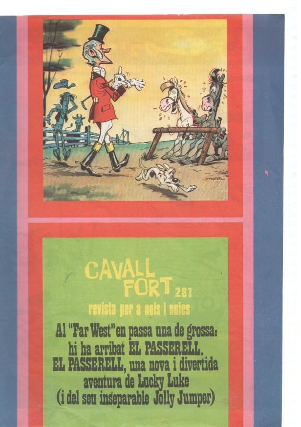 Cavall Fort numero 281: Les aventures de Lucky Luke: El passerell