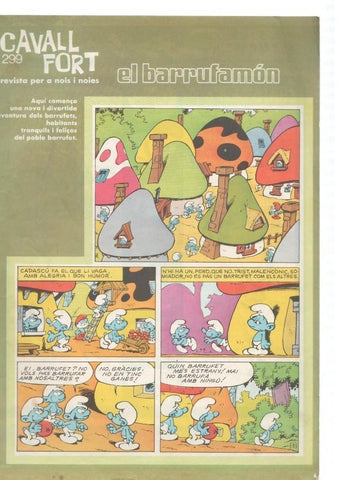 Cavall Fort numero 299: La rosa i l anell- El Barrufamon