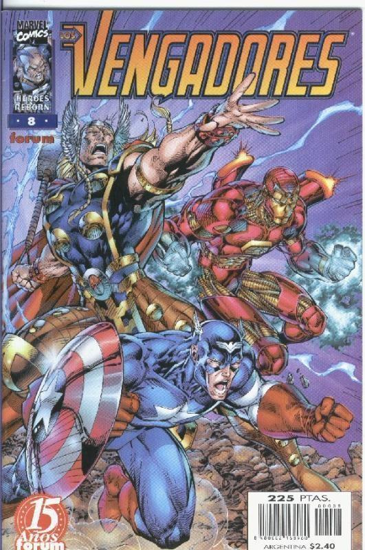 Planeta: Los Vengadores Heroes Reborn numero 08: Juego de sombras