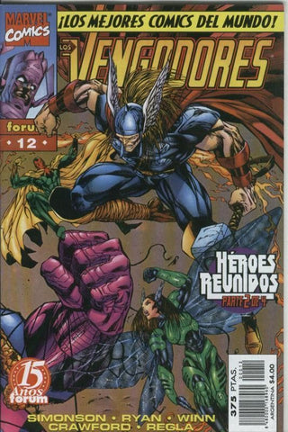 Planeta: Los Vengadores Heroes Reborn numero 12: El fin de la sombra