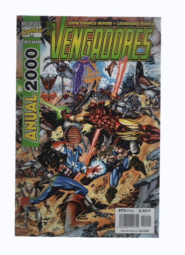 Planeta; LOS VENGADORES, ANUAL 2000: EL DIA DE LOS RESTOS (Forum 2000) 