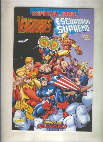 Planeta: Los Vengadores especial 1999: Escuadron Supremo (dibujado por Carlos Pacheco)