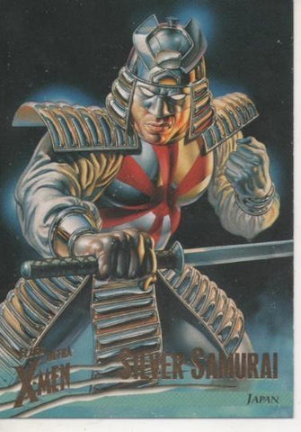 Cromo E001483: Trading Cards. FleerUltra X-Men. Silver Samurai, Japan