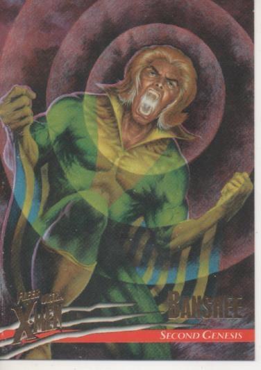 Cromo E001482: Trading Cards. Fleer Ultra X-Men. Banshee, Second Genesis