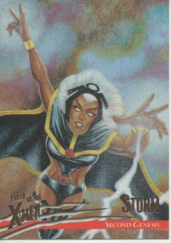 Cromo E001478: Trading Cards. Fleer Ultra X-Men. Storm, Second Genesis