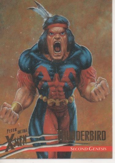 Cromo E001476: Trading Cards. Fleer Ultra X-Men. Thunderbird, Second Genesis