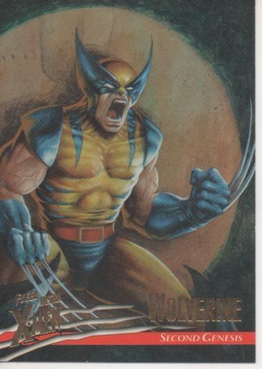 Cromo E001472: Trading Cards. Fleer Ultra X-Men. Wolverine Second Genesis