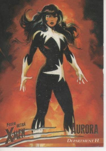 Cromo E001469: Trading Cards. Fleer Ultra X-Men. Aurora Department H