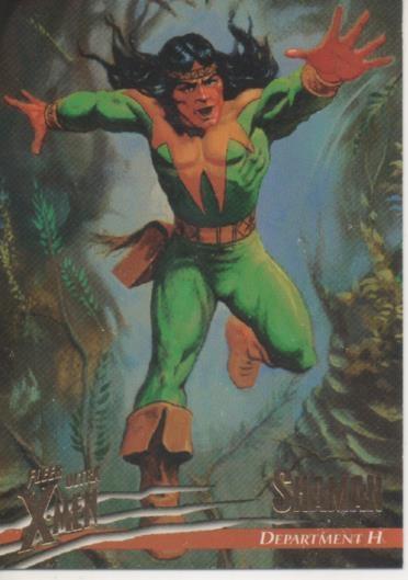 Cromo E001464: Trading Cards. Fleer Ultra X-Men. Shaman Departmenth H